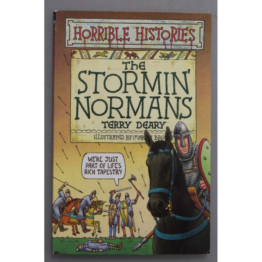 The Stormin Normans (edice: Horrible histories) [Normané, středověk, humor; ilustrace Martin Brown]