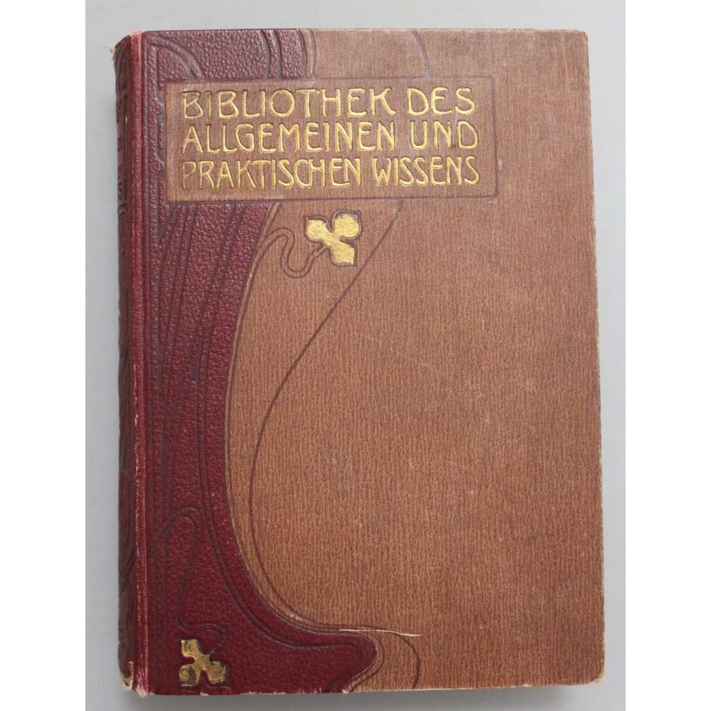 Bibliothek des allgemeinen und praktischen Wissens 4 (encyklopedie, lexikon; secesní vazba)