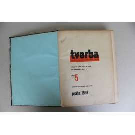 Tvorba. Týdeník pro literaturu, politiku a umění, ročník 5, 1930 (časopis, první republika, komunismus, mj. T. G. Masaryk - O válce a obraně; E. F. Burian - Levý režisér na oficiélní scéně; K. Teige - Sovětská kinematografie, Gustave Eiffel)