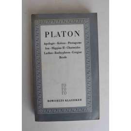 Apologie. Kriton. protagoras. Ion. Hippias II. Charmides. Laches. Euthyphron. Gorgias. Briefe (edice: Sämtliche Werke 1) [Platón, mj. Obrana Sókratova, Kritón, Dopisy; antika, Staré Řecko, filozofie)