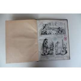 Bič 1864, ročník I (časopis, satira, ilustrace, mj. Dopisy z očistce, Sněm na venkově, Kapitola o žebrotě)