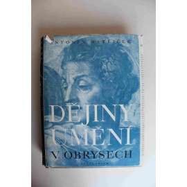 Dějiny umění v obrysech (historie umění, Egypt, antika, Staré Řecko, Římská říše, Byzantská říše, Románský sloh, Gotika, renesance, baroko, 19. století)