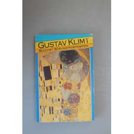 Gustav Klimt. Buch mit 30 Kunstpostkarten (Umělecké pohlednice, soubor pohlednic. secese, malířství)