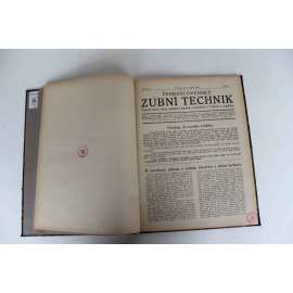 Československý zubní technik 1928, ročník II. (časopis, stomatologie, zuby, zubařství, mj. Protestní schůze v Hradci Králové, Právní úprava zubní techniky, Odborná škola zubních techniků)