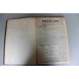 Dělnické listy. První český denník ve Vídni 1901, ročník XII. (říjen-prosinec) (noviny, deník, Rakousko Uhersko, mj. M. Twain - Ukradli mu slona, Nenávist a šovinism má slovo, Válka v jižní Africe, dr. Lueger, Hrůza kapitalismu)