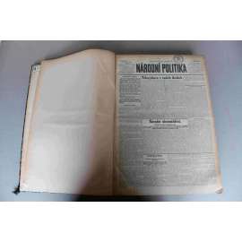Národní politika 1932, roč. L (červenec-srpen) (noviny, deník, první republika, mj. IX. slet všesokolský slet, Štramberk na Moravě, Tragická smrt Tomáše Bati [Baťa], Železniční neštěstí u Vlašimě, Na generála M. R. Štefánika se nezapomíná)