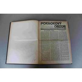 Pokrokový obzor 1933, roč. XIV (časopis, týdeník, politika, Brno, mj. K čínsko-japonskému sporu, Hitler u cíle, Francie -Sověty-ČSR, Konec anšlusu?, O Masarykovu universitu, POlitické vánoce; inzerce Baťa)