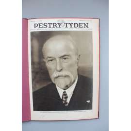 Pestrý týden 1937, 1.2.1936 (časopis, první republika, abdikace Tomáš G. Masaryk, volba prezident Edvard Beneš, fotografie, hlubotisk)