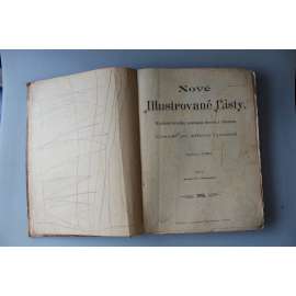 Nové Illustrované Listy 1916, roč. XXIII. Časopis pro zábavu i poučení (beletrie, první světová válka, mj. Naše přední hlídka na Soči, Zákopy našich vojínů v Alpách, Táboření našeho vojska v Srbsku, České zvony a zvonaři, Císař a král František Josef)