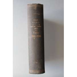 Tisky k těsnopiseckým zprávám o schůzích senátu Národního shromáždění republiky Československé 1925 (2191-2268) (parlament, první republika, těsnopis)