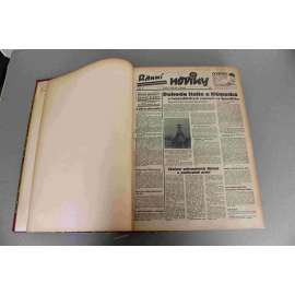 Ranní noviny 1938 (červenec-září) (noviny, deník, první republika, mj. Dohoda Italie a Německa, Třetí říše věnuje pozornost Sokolu, Bez Masaryka - s Masarykem, Sen o židovském státu, Chamberlain u Hitlera, Návrh na revisi čs. hranic [Mnichovská dohoda])