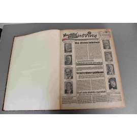 Ranní noviny 1938 (leden-březen) (noviny, deník, první republika, mj. Teruel zachránil Madrid, Politický problém Třetí říše, Adina Mandlová osvobozena, Dramatický proces v Moskvě, Anšlus Rakouska)