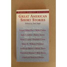Great American Short Stories ( Velké americké povídky, mj. E. A. Poe - Zrádné srdce; E. Hemingway; F. S. Fitzgerald, J. London, M. Twain)