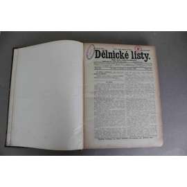 Dělnické listy. První český denník ve Vídni 1903, ročník XIV. (červenec-září) (noviny, deník, Rakousko Uhersko, mj. Ústavnost v Rakousku, Papež Lev XIII. zemřel, Práce pro pruského krále, Boj o papežský trůn, Dualism)