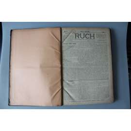 Ruch. List pro vzdělání lidu 1908, roč. V.; Česká domácnosť 1908, Domácnost a Hospodářství 1908, Pravda 1908, Mladý Čech 1908 (přílohy Ruchu) (noviny, Rakousko-Uhersko, Brno) Ruch. List pro vzdělání lidu 1908, roč. V.; Česká domácnosť 1908, Domácnost a Hospodářství 1908, Pravda 1908, Mladý Čech 1908 (přílohy Ruchu) (noviny, Rakousko-Uhersko, Brno)