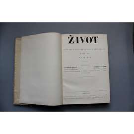 Život. List pro výtvarnou práci a uměleckou kulturu 1936-1937 (časopis, malířství, architektura, mj. E. F. Burian - Divadelní synthesa, R. M. Rilke - Dopisy o Cézannovi, K podstatě moderního českého umění; ilustrace Kubín, Rada, Hofman, Čapek)