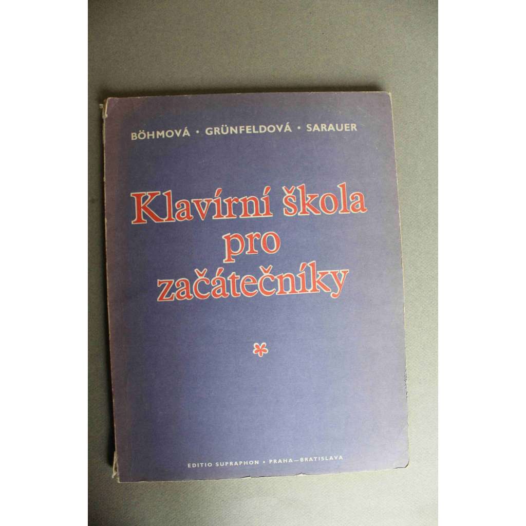 Klavírní škola pro začátečníky (hudba, noty, piano-klavír, příručka)
