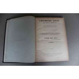 Chemické listy pro vědu a průmysl 1941. roč. 35 (časopis, chemie, mj. K. Pejml - Česká alchymie; Polarisace elektrod druhého druhu, Krivoj Rog-Donská pánev-Ural, Molybden, Nafta na Blízkém východě, Ze sklářského světa)