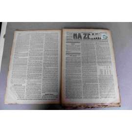 Na zdar! 1922, roč. XXVIII. (noviny, týdeník, hornictví, mj. Explose důlní a její příčiny, Mzdy horníků a exekuce, O zlatodůl Roudný, Nezaměstnanost na Nučicku, Karel Marx a dělnictvo, Rakovník, Rosicko, Kladensko, Zlato v Čechách)