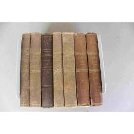 Dramatická díla Williama Shakespeara 7 svazků (divadelní hry, drama, komedie, mj, Richard II., Sen noci svatojanské, Veselé ženy Windsorské, Král Jindřich VI., Král Lear, Kupec benátský, Othello)