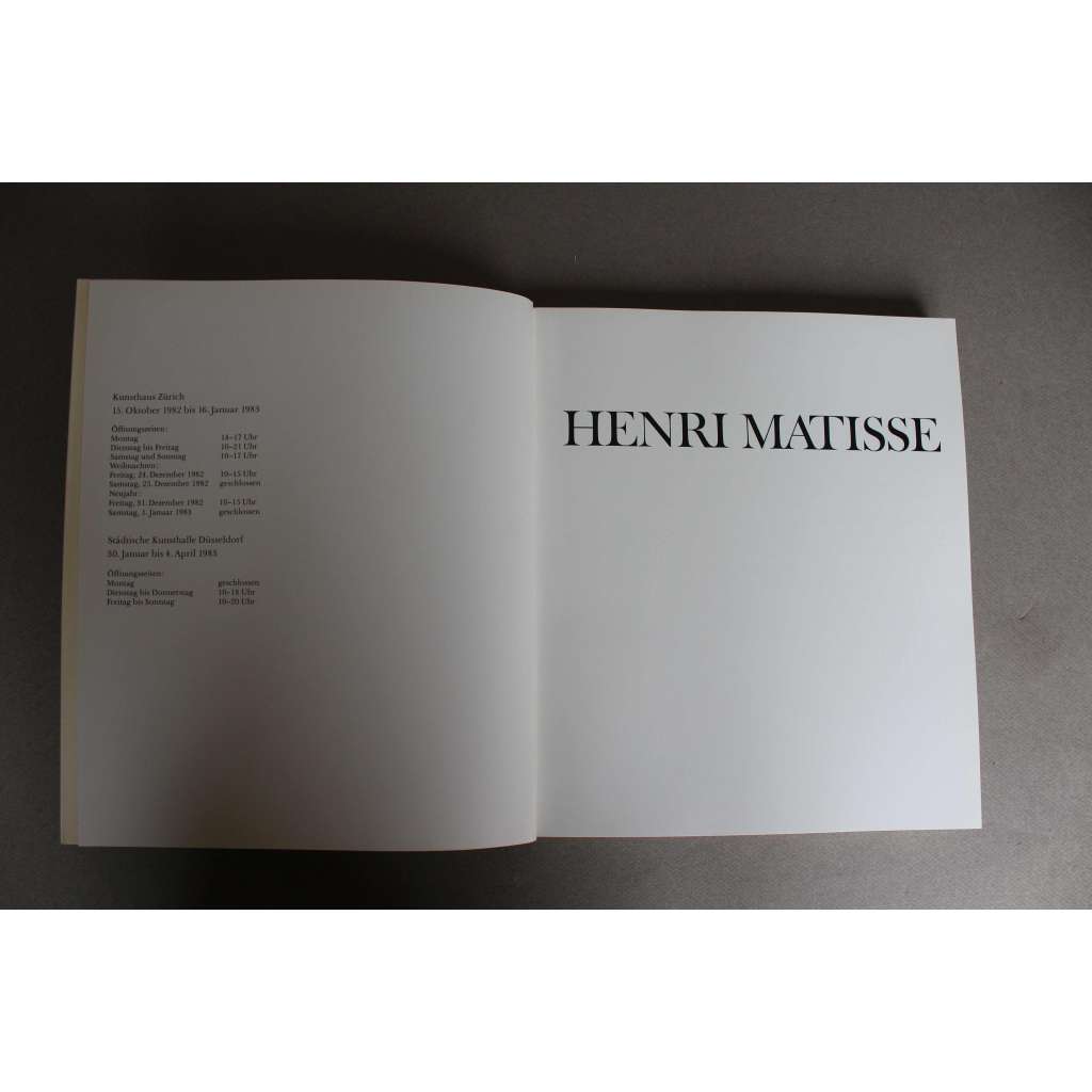 Henri Matisse (výstavní katalog, malířství, fauvismus, abstrakce, sochařství, portréty, zátiší)