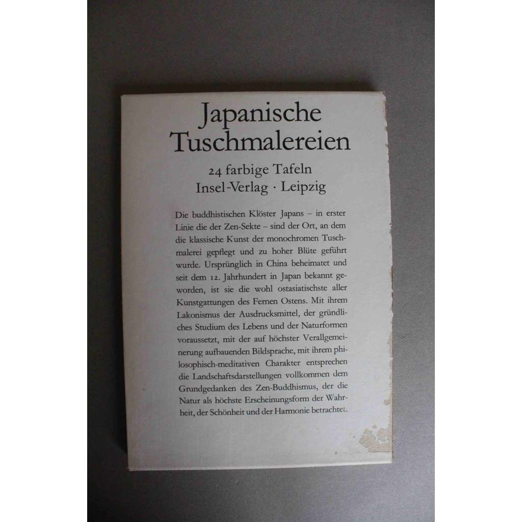Japanische Tuschmalereien. 24 farbige Tafeln (Japonské perokresby, japonismus, kaligrafie)