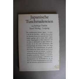Japanische Tuschmalereien. 24 farbige Tafeln (Japonské perokresby, japonismus, kaligrafie)