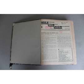 Mezinárodní tisková korespondence pro politiku, hospodářství a dělnické hnutí 1935. roč. XI (noviny, první republika, komunismus, mj. Tokio a Washington, Politická situace ve Španělsku, Hitlerův teror řádí!, Habeš a situace v Evropě)