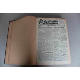 Robotnické noviny 1926, roč. XXIII. (červen-prosinec) (noviny, deník, první republika, Slovensko, mj. Polsko na prelome, Konferencia Malej dohody, Lex Dérer v snemovni, Generál Gajda, Pekári zražujú, Po atentáte na Mussoliniho)