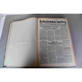Robotnické noviny 1937, roč. 34 (červenec-prosinec) (noviny, deník, první republika, Slovensko, mj. Čínsko-japonský konflikt, Spiknutie proti gen. Francovi?, Hodžova vláda odstúpila, Úmrtí T. G. Masaryk, Mussolini)