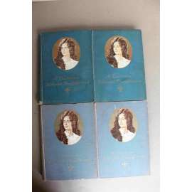 Tři Mušketýři ještě po deseti letech (Vikomt Bragelonne) 4. svazky (historický román, Francie, dobrodružství; secesní vazba; ilustrace Stanislav Hudeček)