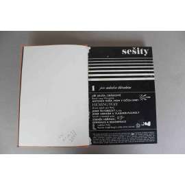 Sešity pro mladou literaturu 1966-1968, č. 1-33 (časopis, literatura, poezie, mj. Jiří Kolář - Nemoc poezie, L. Visconti - Mrtvoly; V. Havel - Protokoly; I. Wernisch - P. F. Titin; R. Dahl - Bytná; Sartre - Úvahy o židovské otázce)