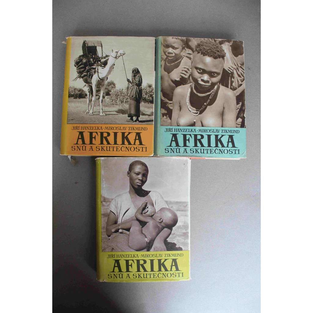 Afrika snů a skutečnosti 3 svazky (cestopis, reportáž, fotografie, kultura, m Libye, Egypt, Sudán, Etiopie, Zimbabwe, JAR)