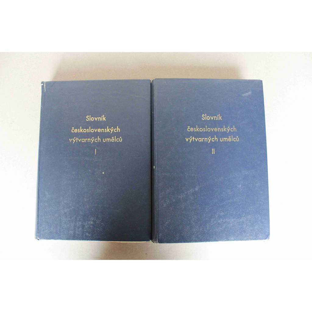 Nový slovník československých výtvarných umělců 2 svazky (A-K, L-Ž) (výtvarné umění, malířství, sochařství, architektura) - xerox