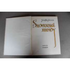 Slovenské hrady (Slovensko, architektura, fotografie, mj. Devín, Bratislava, Čachtice, Beckov, Bojnice, Nitra, Lednica, Orava, Lietava, Zvolen, Kežmarok; hlubotisk)