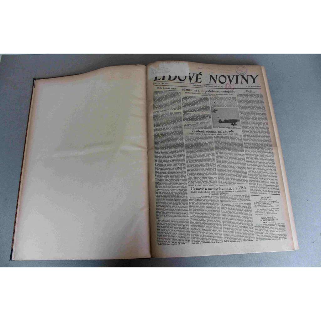 Lidové noviny 1943, roč. 51 (červenec-srpen) (protektorát, deník, druhá světová válka, mj. Rooseveltova cesta do války, Dóm v Kölnu, Prudké boje od Bělgorodu po Kursk, Emil Hácha, Vůdcova schůzka s Ducem, Sesazení Mussolini)