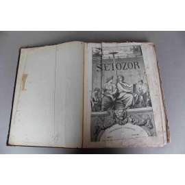 Světozor 1875, roč. IX. (časopis, beletrie, poezie, umění, mj, Trenčín, V. B. Třebízský - Mniši vyhnanci, Michelangelo, Alžír, Čechové v pruském Slezsku, ilustrace Jar. Čermák, Josef Mukařovský)