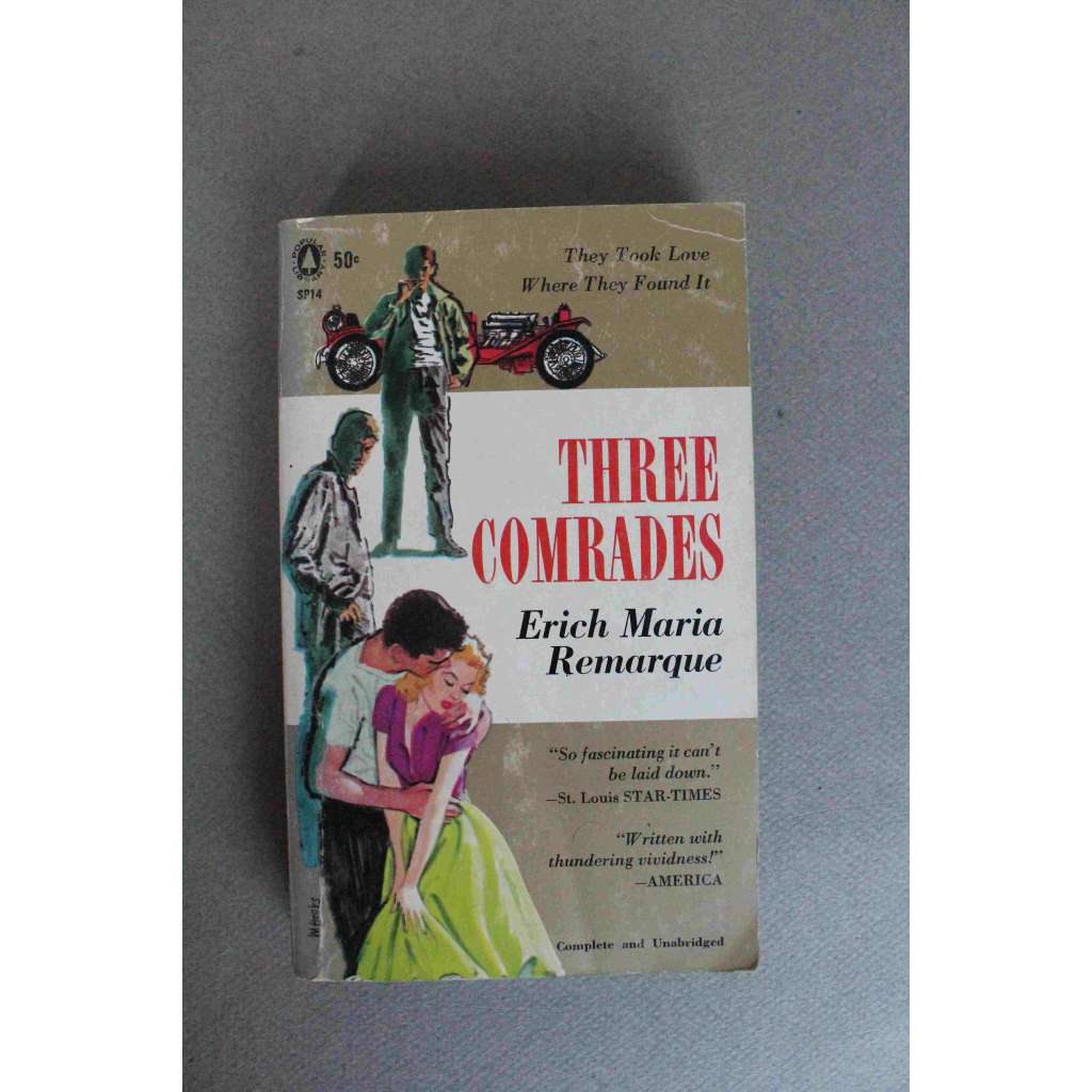 Three Comrades (Tři kamarádi, první světová válka, Německo)