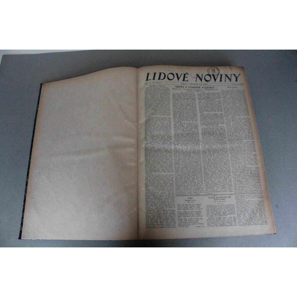 Lidové noviny 1933, roč. 41 (deník, první republika, mj. Sarajevo 1914, Anglie jde s Evropou, Roosevelt a stabilisace měn, Katastrofální povodně na Podkarpatsku, Mussolini a střední Evropa, Hitler) Lidové noviny 1933, roč. 41 (deník, první republika, mj. Sarajevo 1914, Anglie jde s Evropou, Roosevelt a stabilisace měn, Katastrofální povodně na Podkarpatsku, Mussolini a střední Evropa, Hitler)