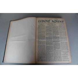 Lidové noviny 1938, roč. 46 (červenec-srpen) (deník, první republika, mj, Roosevelt proti diktátorům, E. Bass - Pozdrav sokolstvu [sokolský slet], Primátor Zenkl, Londýn jedná s Berlínem, Henleinovci budou vyjednávat)