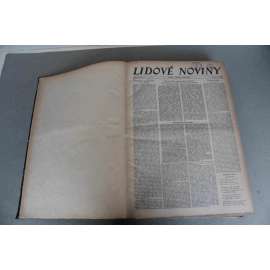 Lidové noviny 1938, roč. 46 (březen-duben) (deník, první republika, mj, H. Ripka - Rozhodné slovo Francie, Neklid rakouských nacistů, Göring hrozí letectvem, Chamberlain o ČSR, Rakousko připojeno k Německu [Anšlus, Hitler])