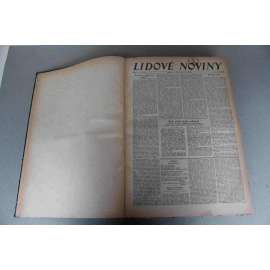 Lidové noviny 1933, roč. 41 (listopad-prosinec) (deník, první republika, mj. Mezi Varšavou a Moskvou, Nejslavnější vyzvědač - Lawrence [Lawrence z Arábie], Celé Německo za Hitlerem, Za velkým státníkem - A. Švehla úmrtí, Povstání ve Španělsku)