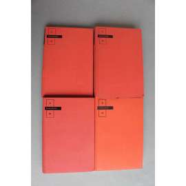 Život a dílo Antonína Dvořáka 4 svazky (Antonín Dvořák, hudební skladatel, hudba, biografie; obálka Ladislav Sutnar)