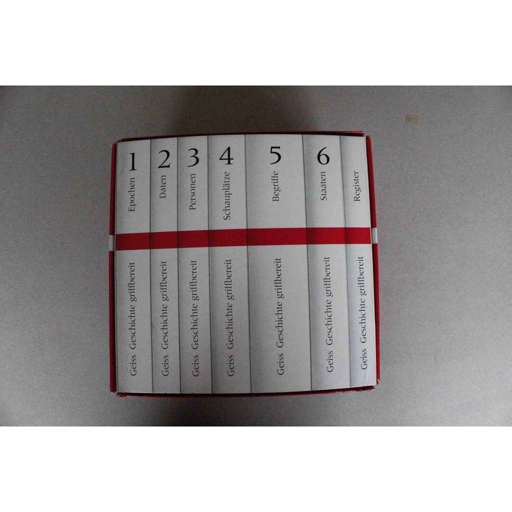 Geschichte griffbereit, 7 svazků (Daten, Personen, Schauplätze, Begriffe, Staaten, Epochen, Ragister; Světové dějiny, historie)