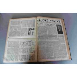 Lidové noviny 1938, roč. 46 (listopad-prosinec) (deník, druhá republika, mj. Zmenšené Československo, Vláda ruší ministerstva, Budoucí president republiky - Emil Hácha, Karel Čapek mrtev, Rudolf Beran)