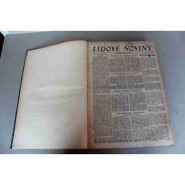 Lidové noviny 1940, roč. 48 (leden-únor) (protektorát, deník, druhá světová válka, mj. Odražený britský nálet, Boje u Ladožského jezera, Podpora Finska, Německá letadla nad Anglií, Vůdce promluvil [Hitler], Eliášova vláda)