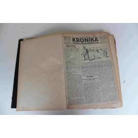 Kronika. Týdenník československého lidu 1926, roč. XII (noviny, týdeník, první republika, mj. Žebráci za dveřmi, Josef V. Stalin, Leninův odkaz, Probuzená Čína, Před 10 lety (ruská revoluce)