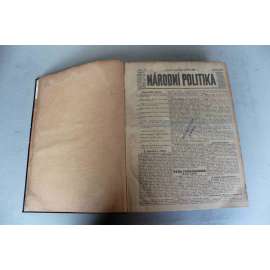 Národní politika 1905 [3] ročník XXIII (květen-červen) [noviny, deník, Rakousko Uhersko, mj. Válka rusko-japonská, Výtržnosti v ruském Polsku, Hospodářská výstava v Královské oboře, Pohřeb W. W. Tomka [Tomek])