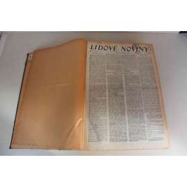 Lidové noviny 1931, roč. 39 (duben-červen) (deník, první republika, mj. Černý den Hitlerovců, Požár pardubského divadla, J. Čapek - Povídejme si, děti; Čech Čermák starostou Chicaga, Viktor Dyk - úmrtí, Vranovská přehrada)