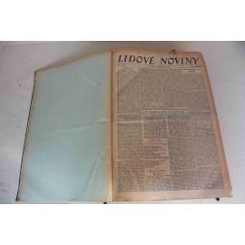 Lidové noviny 1929, roč. 37 (leden-březen) (deník, první republika, mj. Povstání v Afghánistánu, Tukův případ, Josef Dobrovský, J. Hejda - Průmysl a zemědělství, Karel Koželuh, Odboj ve Španělsku)